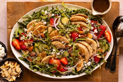 Strawberry Salad with Chicken