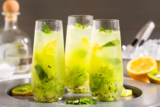 Kiwi Cocktail with Tequila
