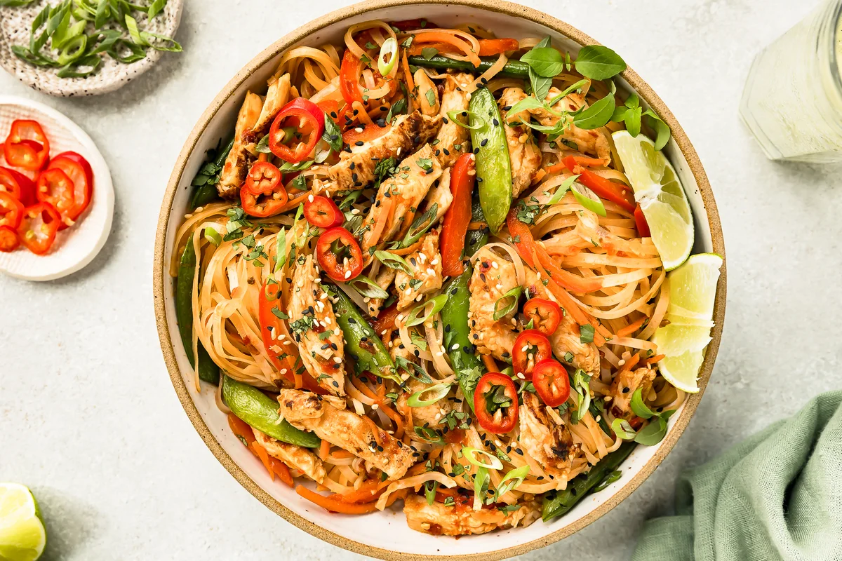 Chinese Chicken with Stir Fry Vegetables