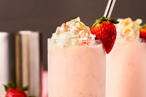 Batido de Fresa con Alcohol