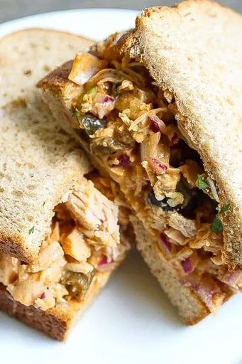 El mejor sándwich de ensalada de pollo