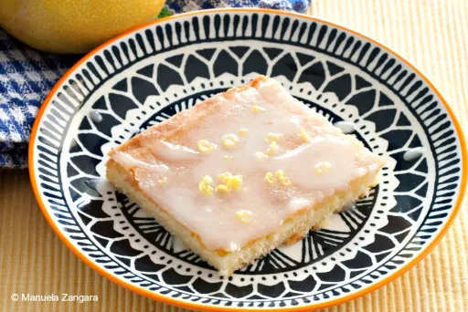 Pastel de limón bajo en FODMAP