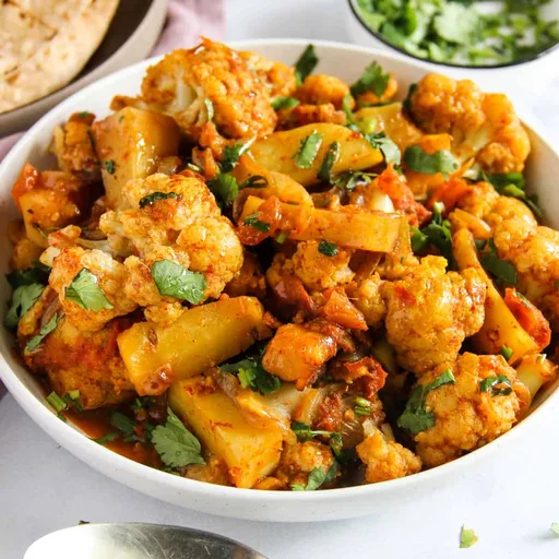 Instant Pot Aloo Gobi | Potato and Cauliflower Stir Fry