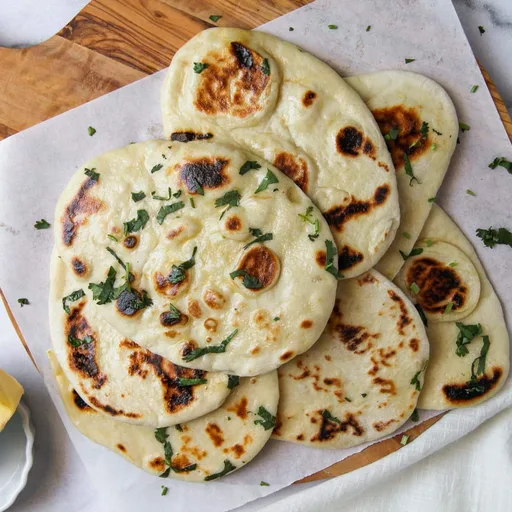 Soft & Fluffy Naan Recipe