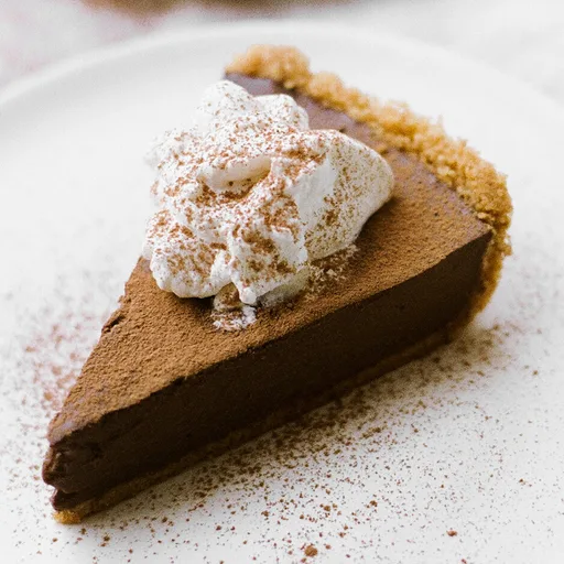 Tarta de pudín de doble chocolate