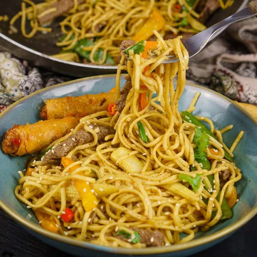 Beef Stir-fry with Noodles