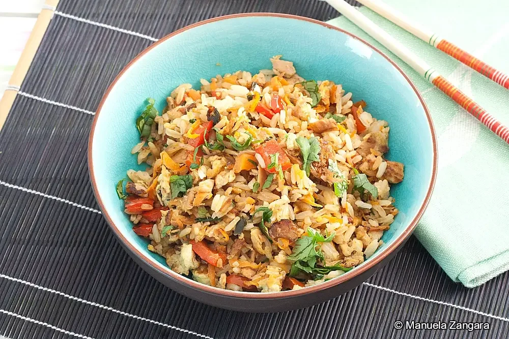 Low FODMAP Tuna Fried Rice Recipe