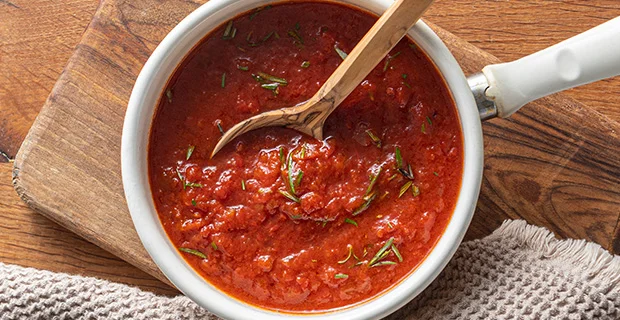 Salsa de Tomate Casera