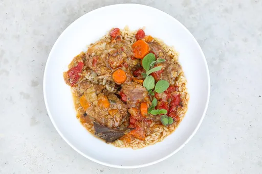 Costillas de cerdo estilo rústico en olla a presión