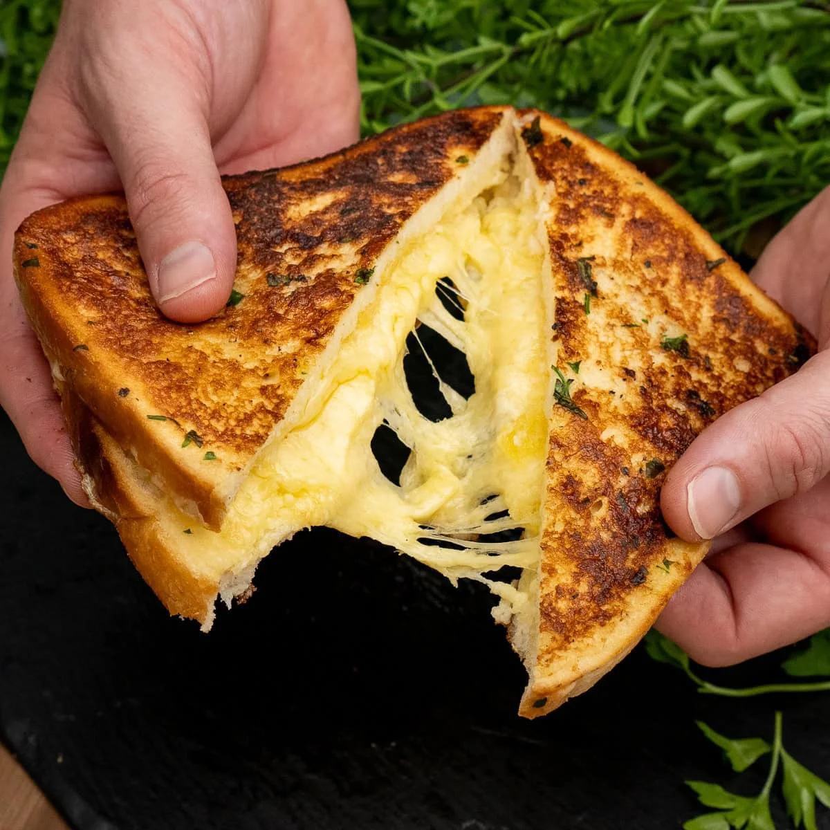 Easy Eggy Bread with Cheese - Savoury French Toast