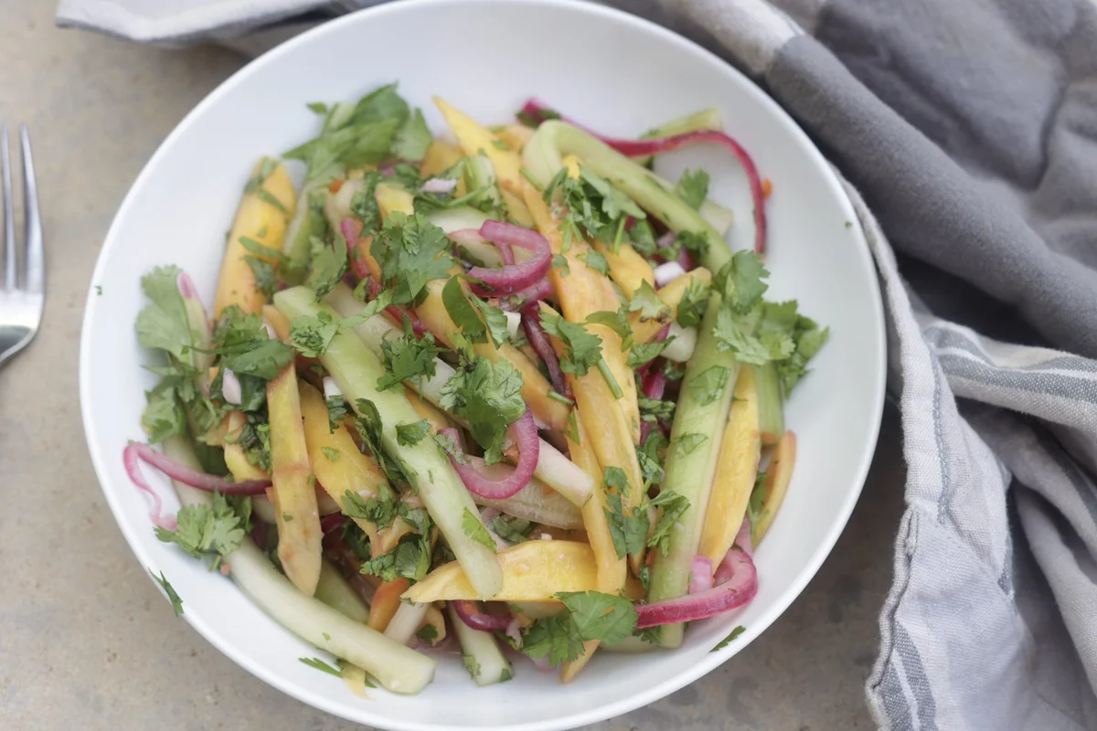Caribbean Cucumber and Mango Salad