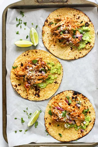 Pollo tinga en Instant Pot