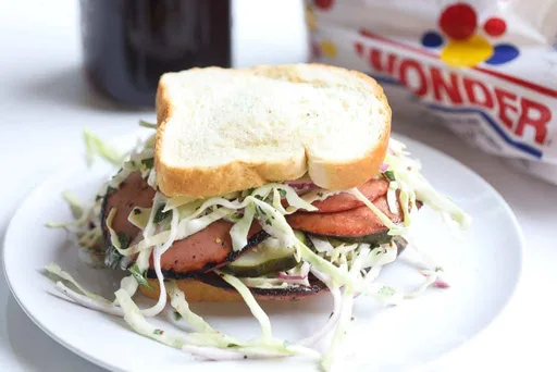 Fried Bologna Sandwich