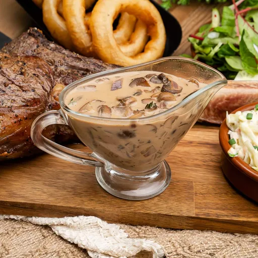 Salsa de champiñones para carne