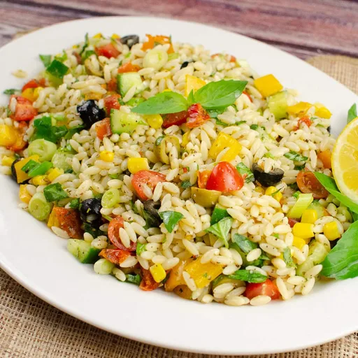 Mediterranean Orzo Salad - Cold Pasta