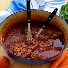 Slow Cooked Gin & Tomato Beef Brisket