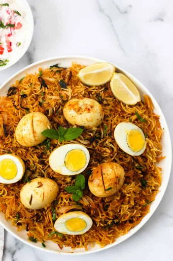Instant Pot Egg Biryani (Stovetop Instructions in notes)