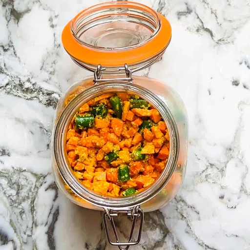 Turmeric Green Chilli Pickle | Haldi Ka Achar