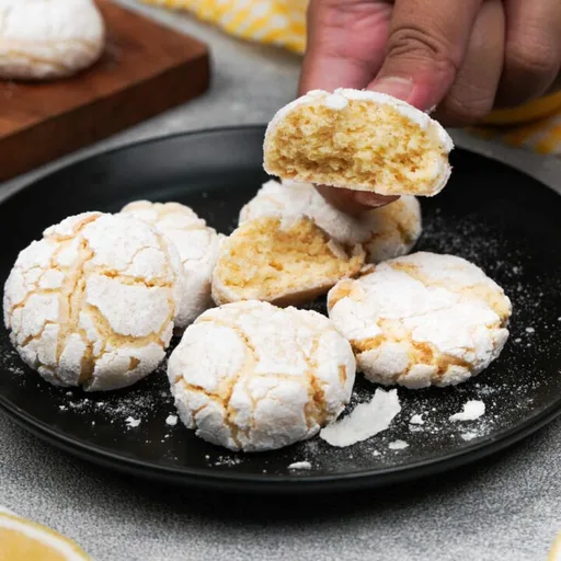 Gluten-Free Lemon Crinkle Cookies