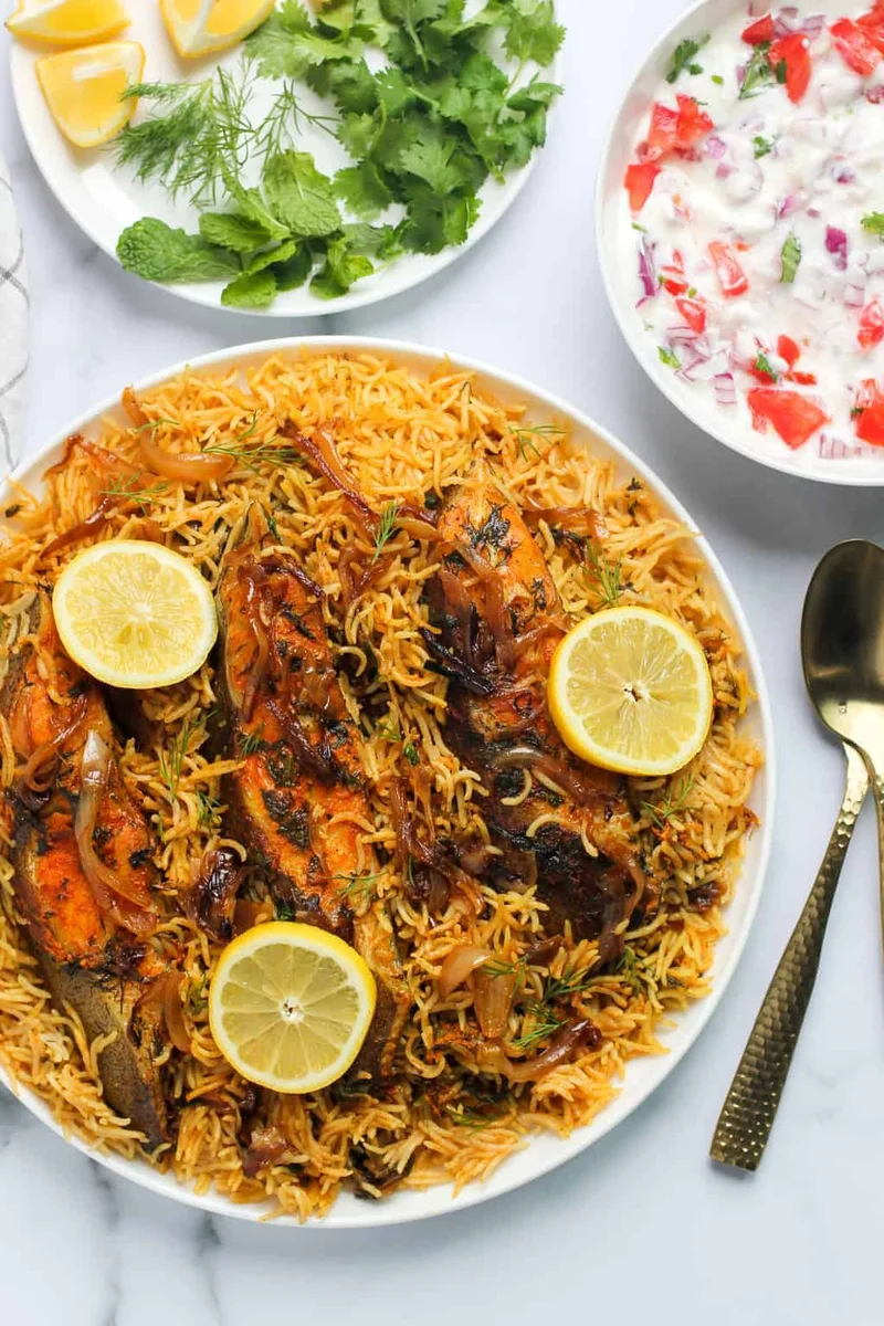 Instant Pot Fish Biryani