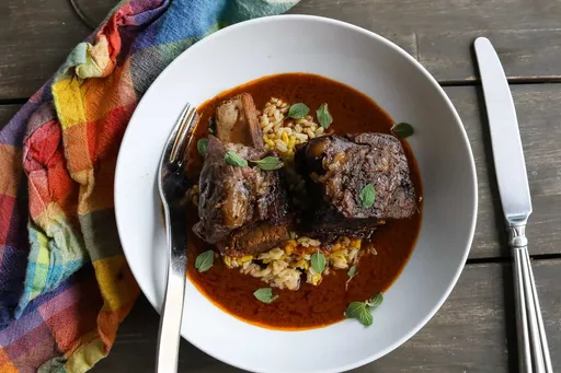 Costillas en olla a presión sin vino