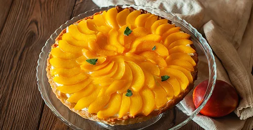 Tarta de Duraznos y Limón