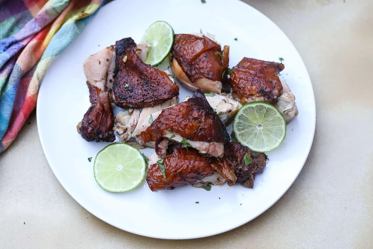 Smoked Jerk Chicken with Homemade Jerk Marinade
