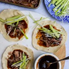 Wraps de pato con salsa hoisin