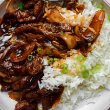 Chinese Beef & Onion Stir Fry