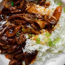 Chinese Beef & Onion Stir Fry