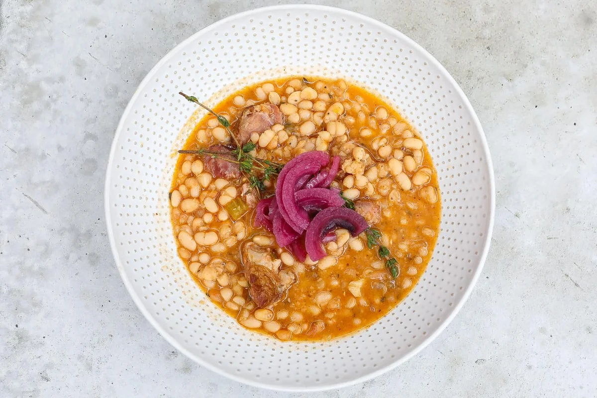 Old Fashioned Ham and Beans with Smoked Ham Hocks