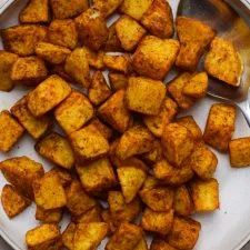 Patatas Bombay en freidora de aire