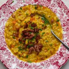 Bacon and Lentil Soup