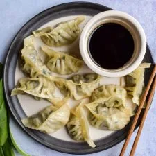 Wild Garlic and Pork Dumplings