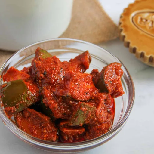 Encurtido casero de mango (Aam Ka Achar indio)