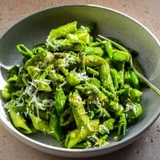 Spring Greens Pesto Pasta