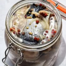 Sweet and Sour Herring Rollmops