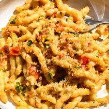 Sicilian Tomato and Almond Pesto Pasta