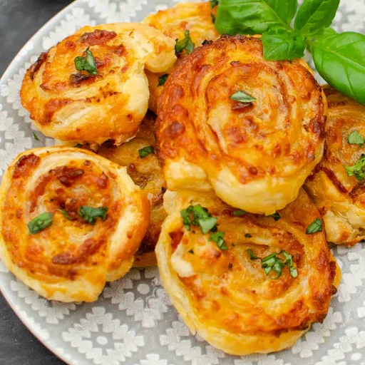 Sundried Tomato Bacon and Mozzarella Swirls