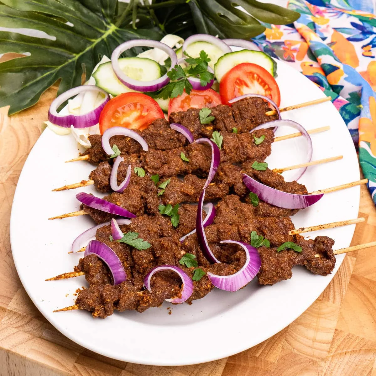 Suya Beef Kebabs