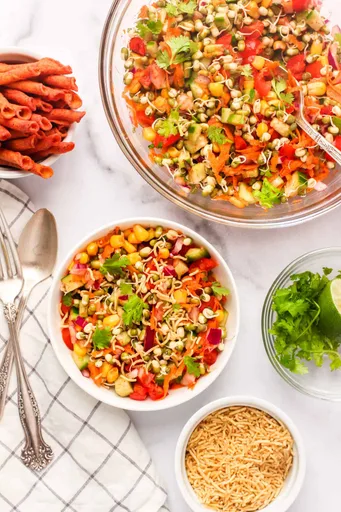 Sprouted Lentil Salad