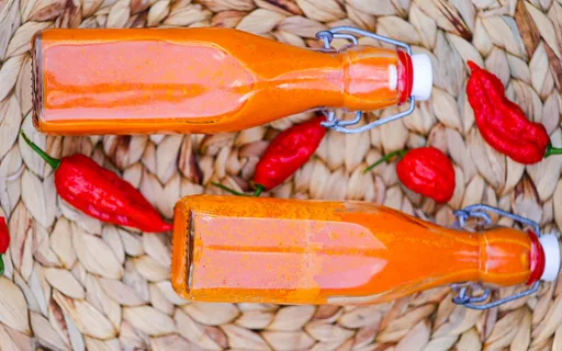 Homemade Carolina Reaper Hot Sauce