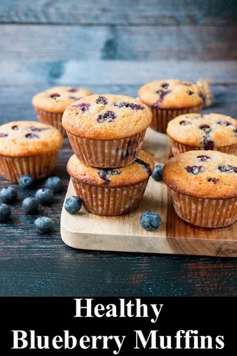 Healthy Blueberry Muffins