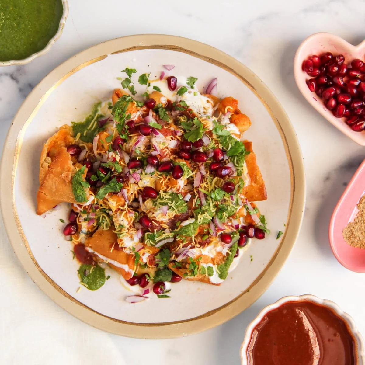 My Signature Samosa Chaat Recipe