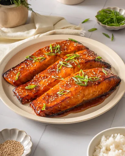 Air Fryer Teriyaki Salmon