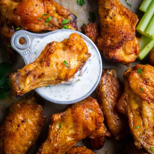 Alitas de pollo crujientes al horno