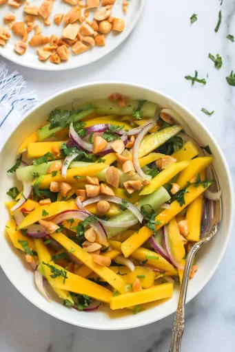 Ensalada picante de mango