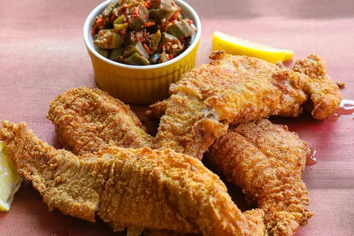 Crispy Southern Fried Catfish With Dry Spice Rub