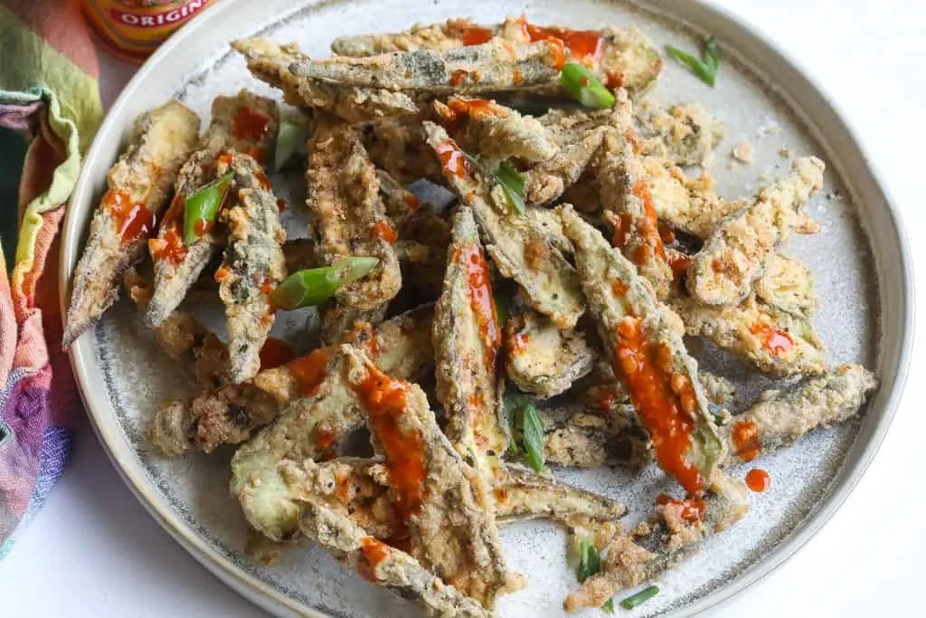 Light & Crispy Southern Fried Okra Recipe