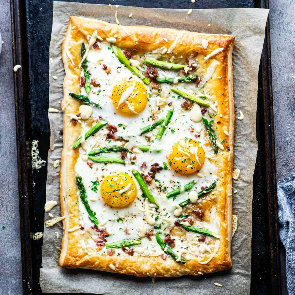 Puff Pastry Breakfast Pizza Recipe